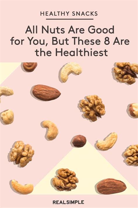 These Are the 8 Healthiest Types of Nuts | Healthy nuts, Health ...