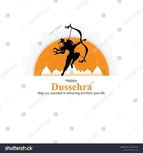 Vector Illustration Happy Dussehra Greeting Stock Vector (Royalty Free) 2204676301 | Shutterstock