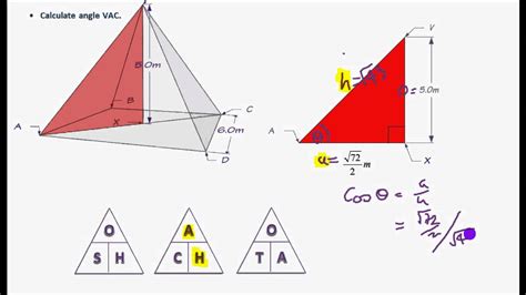 3d trigonometry pythagoras pyramid part 3 - YouTube