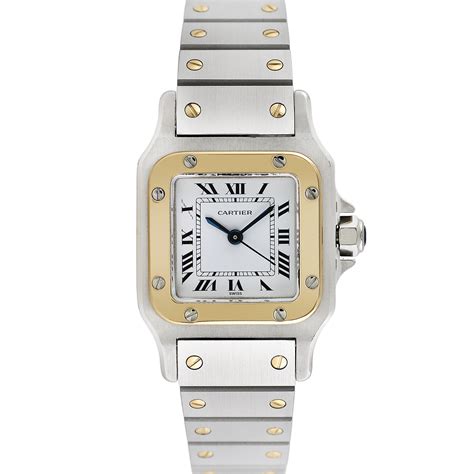 Cartier Ladies Santos Galbee Automatic // Pre-Owned - Iconic Women's ...