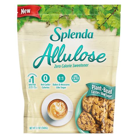 Splenda Allulose Sweetener, 12 oz Pouch | Plant-Based Zero Calorie Sweetener. Tastes Like Sugar