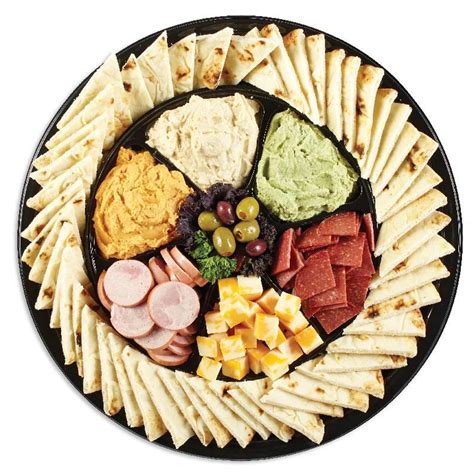 Mediterranean Platter with Hummus - Deli Platters - Individual Trays