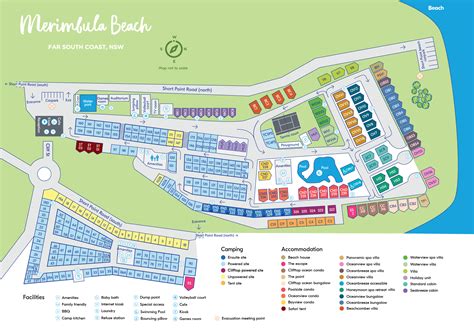 Park Map - NRMA Merimbula Beach Holiday Resort