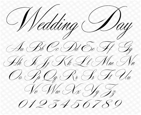 Wedding Font Invite Font Cursive Font Wedding Invitation Font Wedding Calligraphy Font Wedding ...