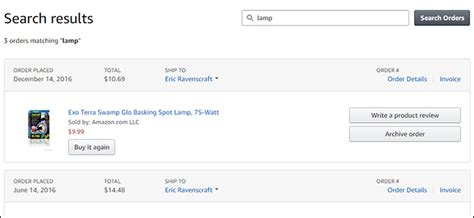 How to Search Your Amazon Order History