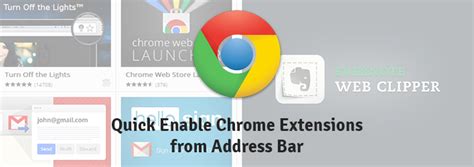 How To Quickly Enable and Disable Chrome Extensions from Omnibar - Stugon