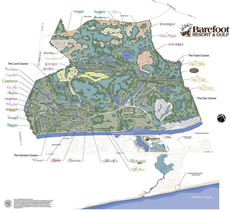 Barefoot Resort Map