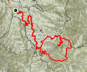 Mount Wrightson Loop Trail Map - Madera Canyon | Arizona hiking, Arizona, Best hikes