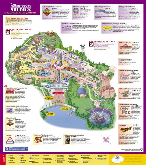 Disney Hollywood Studios Map