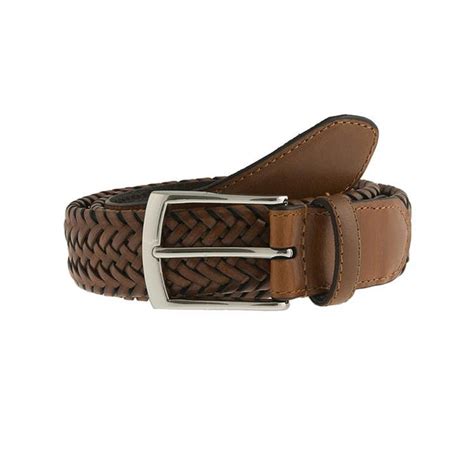 Plaited Leather Belt | Dents