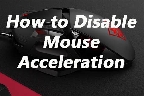 Mouse Acceleration: What is It and How to Disable It in Win 10 - MiniTool Partition Wizard