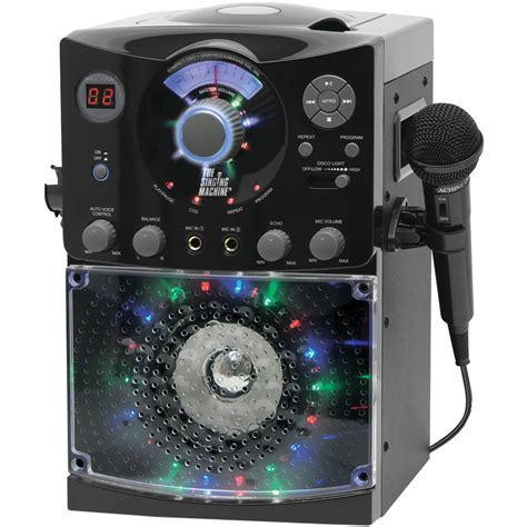 The Singing Machine SML385 Sound & Light Show Karaoke System (Black ...