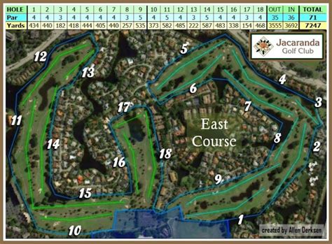 The Florida Golf Course Seeker: Jacaranda Golf Club - East Course