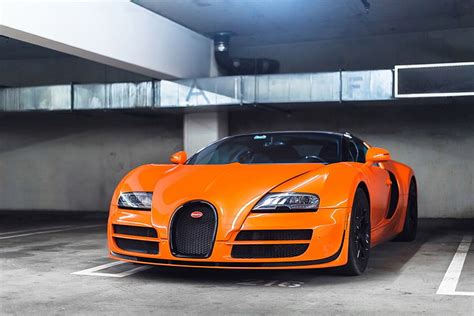 HD wallpaper: Bugatti, Bugatti Veyron, Car, Orange Car, Sport Car ...