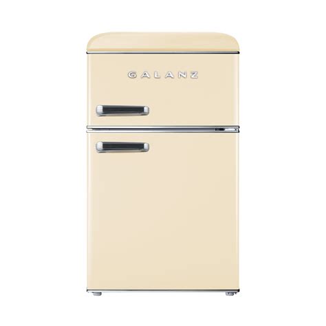 Buy Galanz Retro 86L Freestanding Mini Fridge Freezer, Standard Small Fridge with Top-Freezer ...