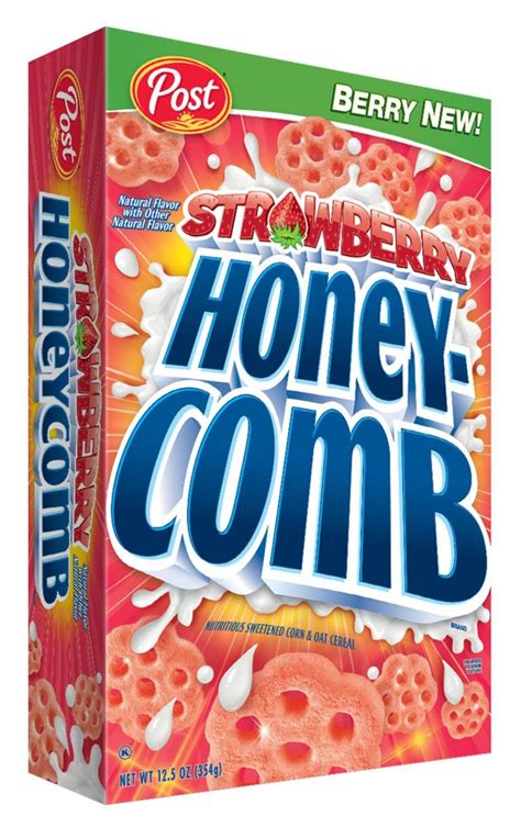 Cereales Post Honey-Comb fresa. in 2020 | Honeycomb cereal, Cereal, Food