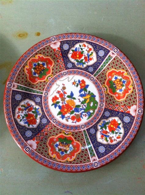 Set of 6 chinois asian IMARI melamine plates