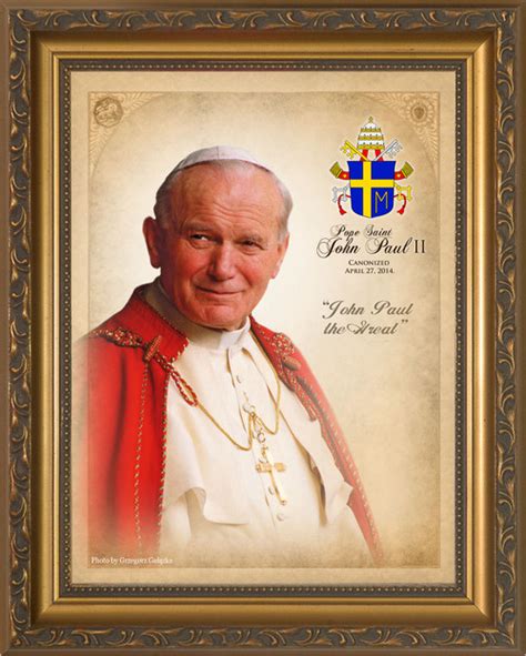 Pope John Paul II Sainthood Canonization Official Portrait: Fine Art Print - Catholic to the Max ...