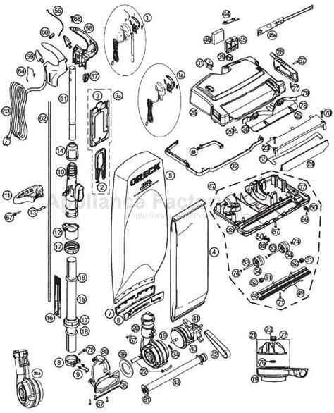 Oreck Vacuum Parts Diagram