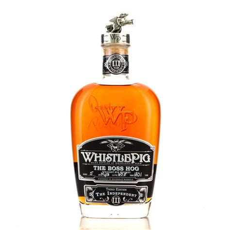 Whistlepig 14 Year Old Single Barrel Rye #5 / The Boss Hog 3rd Edition - Signed by Dave ...