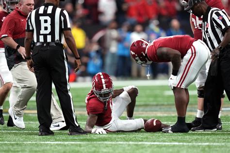 Alabama Wideout Jameson Williams Hurt in National Title Game - The New ...