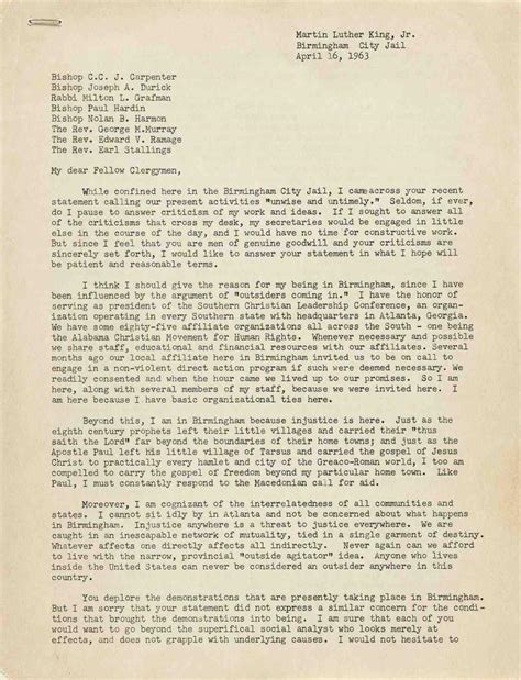 MLK Letter from Birmingham Jail Raises $185k at Swann | Fine Books & Collections