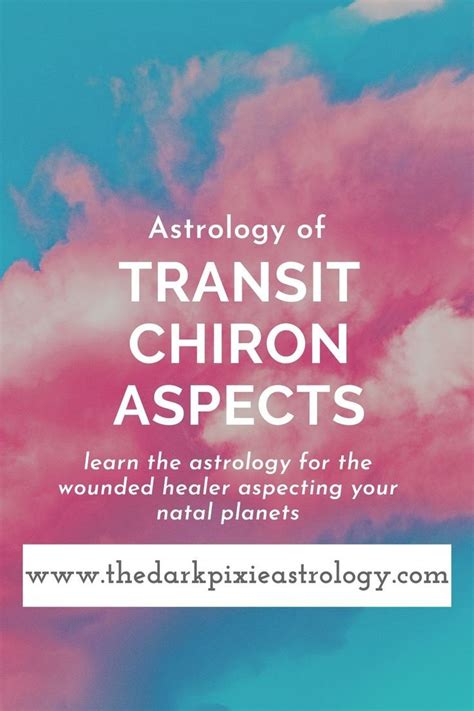 Astrology and Chiron aspecting your natal planets | Learn astrology ...