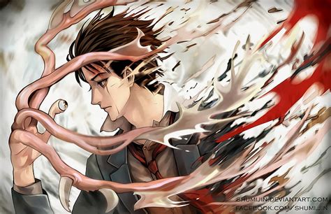 HD wallpaper: Parasyte digital wallpaper, Anime, Migi (Parasyte -the ...