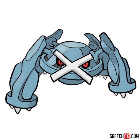 How to Draw Metagross: a Step-By-Step Pokémon Drawing Guide