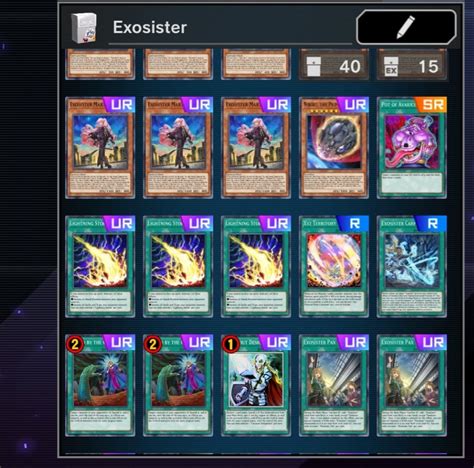 Exosister deck help (any suggestions welcome) : r/YuGiOhMasterDuel