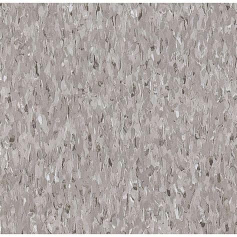 Armstrong Imperial Texture VCT 12 in. x 12 in. Field Gray Standard Excelon Commercial Vinyl Tile ...