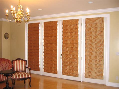 Blackout Blinds For French Doors : Indoor Cordless Blackout Roman Shade ...