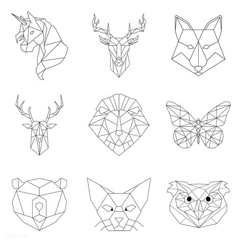 Set of animal linear illustrations | premium image by rawpixel.com ...