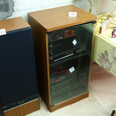 Sold at Auction: Vintage Kenwwood Stereo Component Cabinet