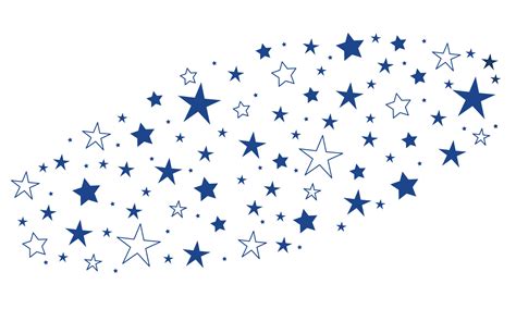 blue stars fly in a stream on a white background 9763448 Vector Art at Vecteezy