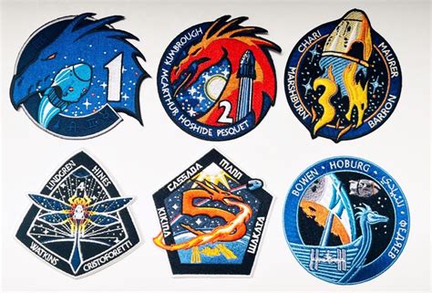 Spacex Dragon Patches