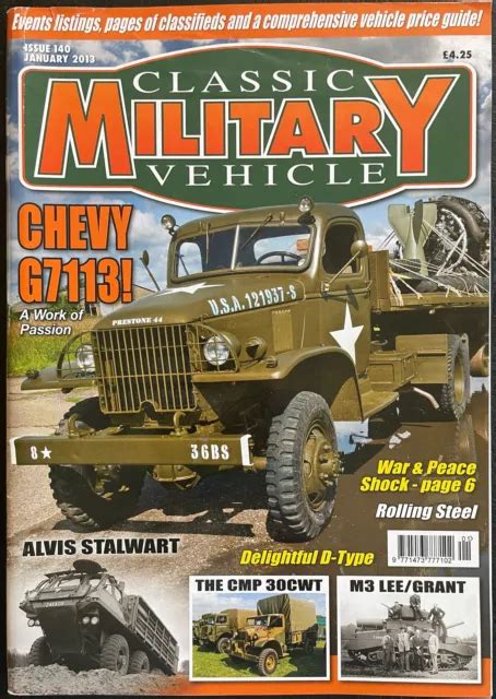 CLASSIC MILITARY VEHICLE 140 DODGE WC54 - ABRAMS ABV CMP 30cwt ALVIS ...