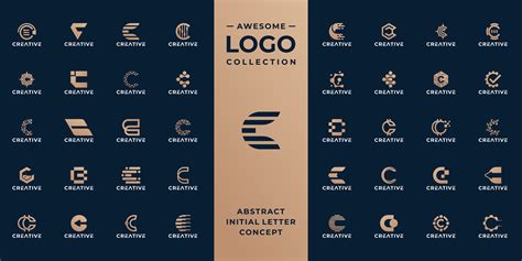 collection of initial letter C logo design template. 36160929 Vector Art at Vecteezy