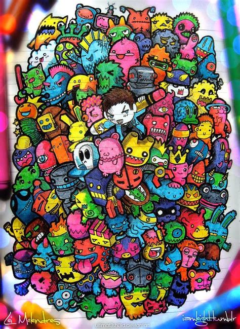 Cute Doodle Colored Cute Doodle Art Colored Doodle Art, doodle cute HD phone wallpaper | Pxfuel