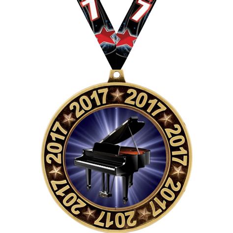 Piano Medals - Piano Trophies - Piano Plaques and Awards