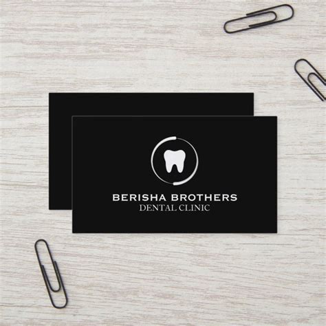 Elegant Dental Business Card | Zazzle.com | Dental business cards, Dental business, Printing ...