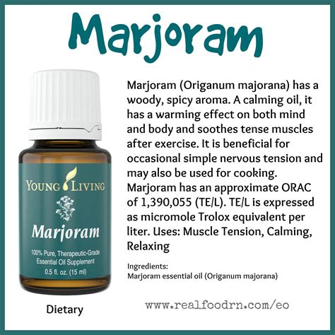 Marjoram Essential Oil - Real Food RN | Marjoram essential oil ...