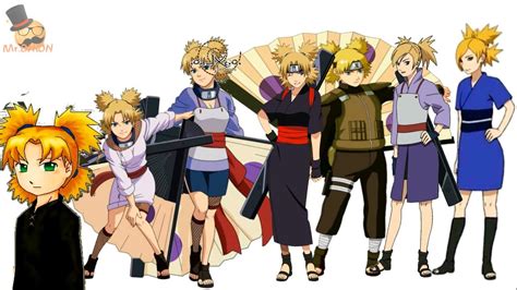 Naruto characters: Temari's evolution - YouTube