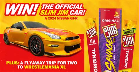 WWE & Slim Jim Car Sweepstakes - The Freebie Guy®