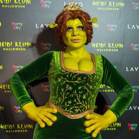 Heidi Klum dresses as Princess Fiona from ‘Shrek’