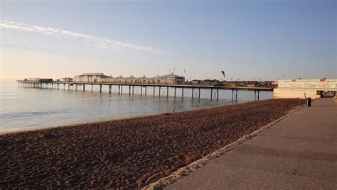 Paignton Seafront Pier and Beach Stock Footage Video (100% Royalty-free ...