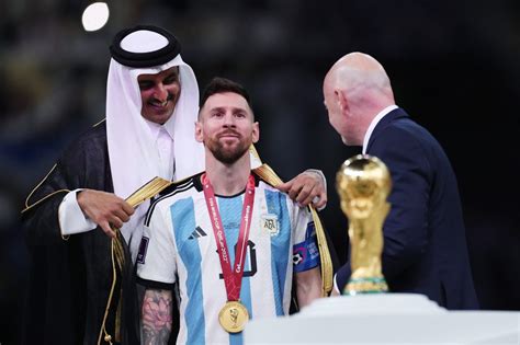 Outrage as iconic Arab World Cup 'Messi bisht' moment marred by Western ...