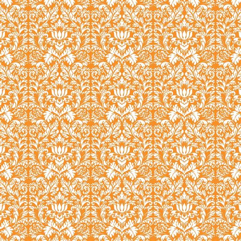 Digital Scrapbook Papers - Orange Damask | Scrapbook paper, Digital scrapbook paper, Orange ...