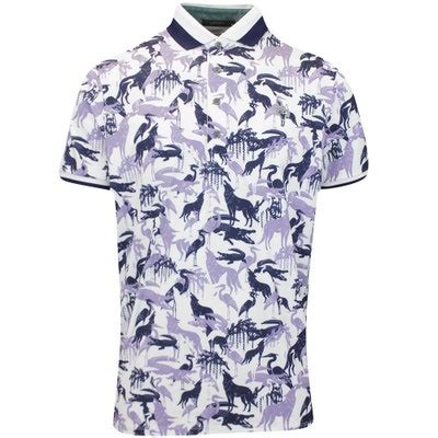 Greyson Golf Shirt - Shadows Of The Marsh Polo - Arctic SS24