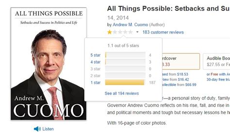 Andrew Cuomo's New Book: All Things Possible; Including The Worst Book ...